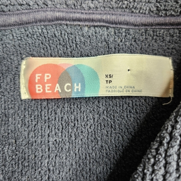 Free People FP Beach Ride or Die Jumper Smokey Navy Blue XS - Picture 12 of 12